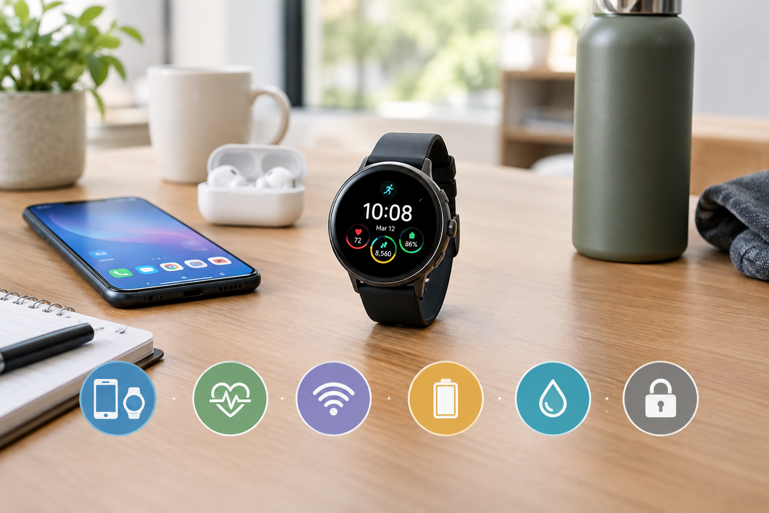 Qué características importan al elegir un smartwatch para uso diario