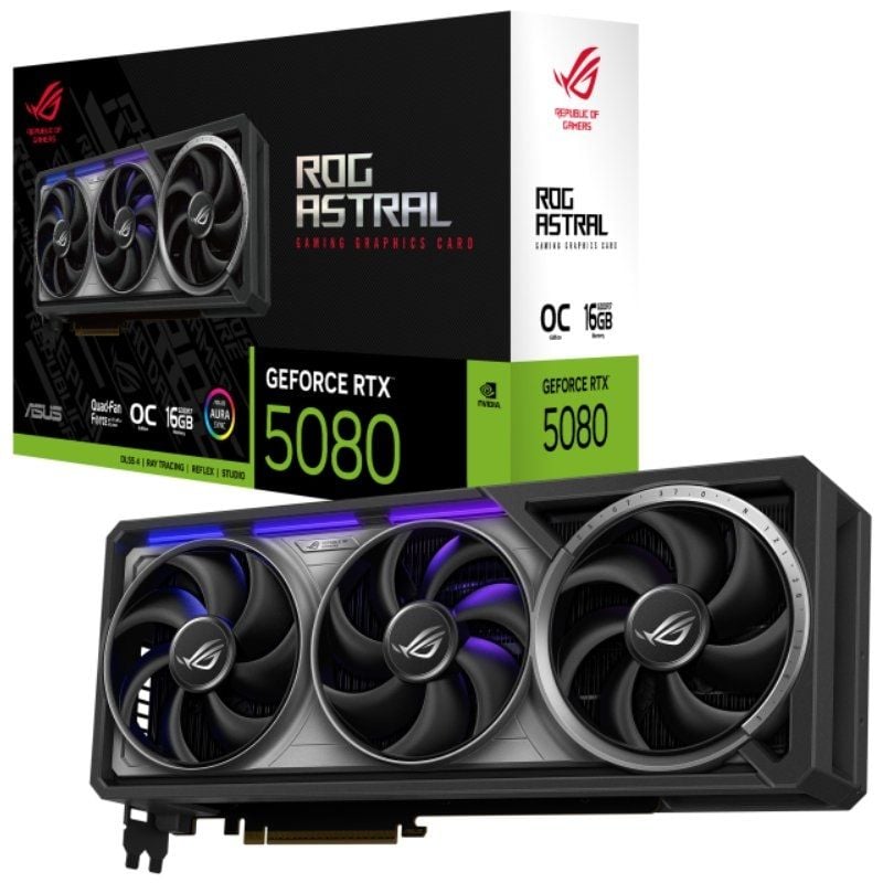 ASUS ROG Astral GeForce RTX 5080 OC 16GB GDDR7