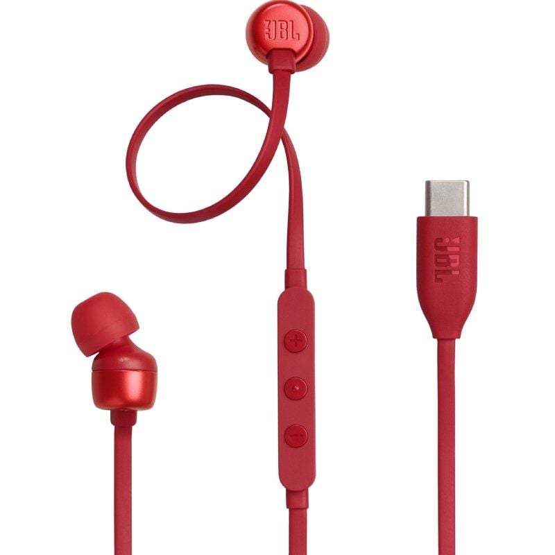 JBL Tune 310C con Micrófono Rojos