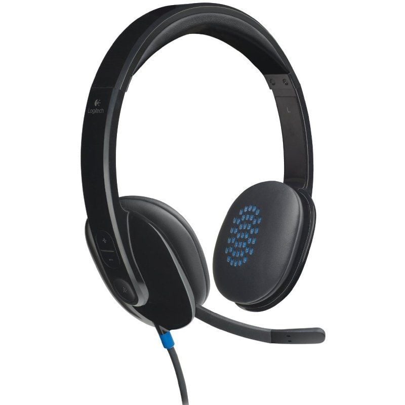 LOGITECH H540 con Micrófono USB Negros