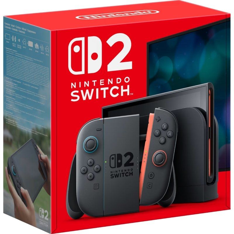 NINTENDO Switch 2 / Incluye base / Incluye 2 Mandos Joy-Con / Incluye 2 Correas