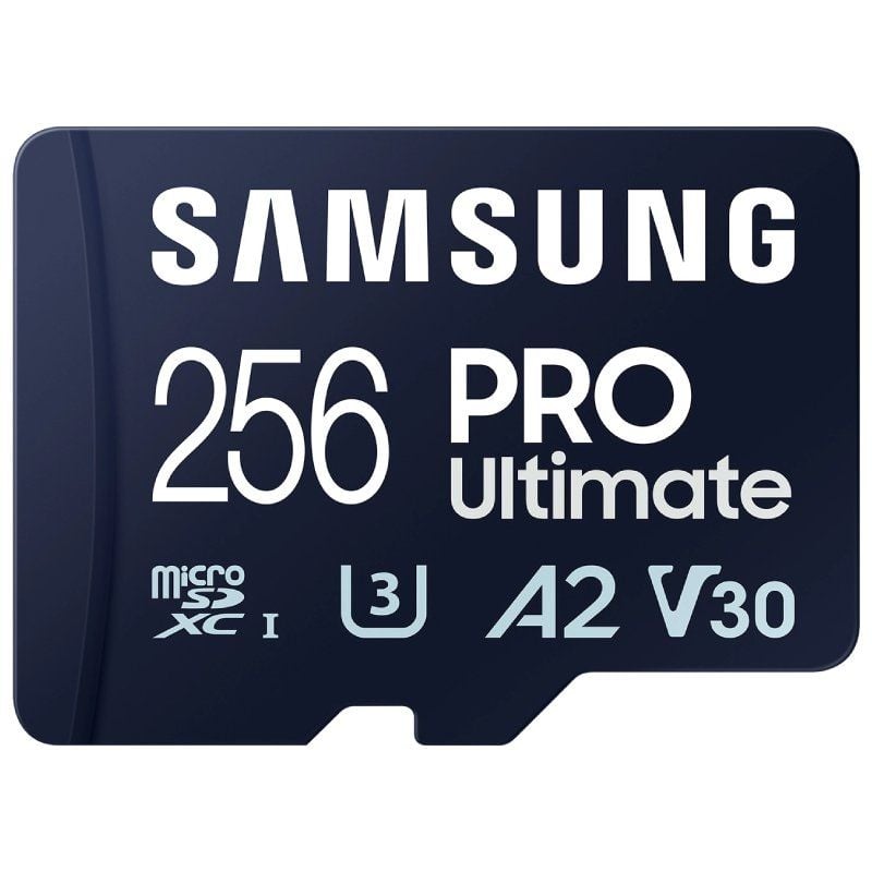 SAMSUNG Pro Ultimate 256GB microSD XC con Adaptador Clase 10 200MBs