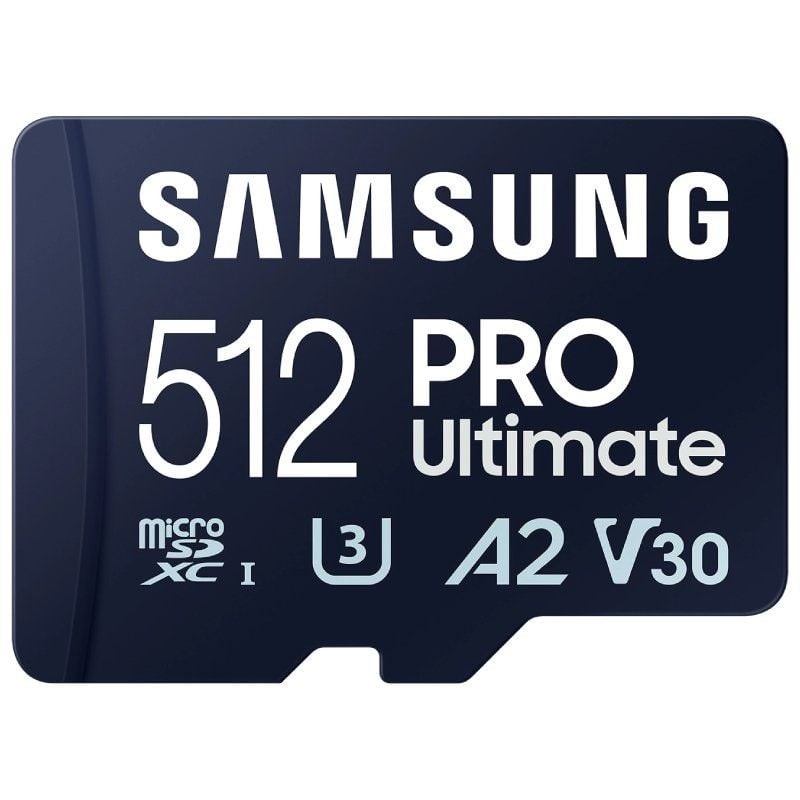 SAMSUNG Pro Ultimate 512GB microSD XC con Adaptador Clase 10 200MBs