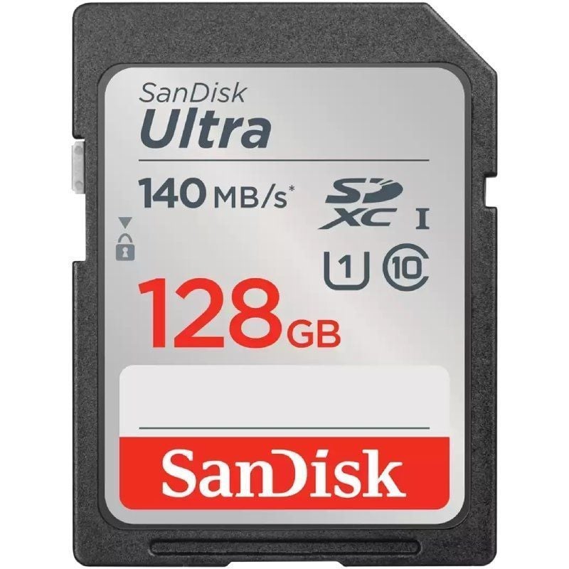 SANDISK Ultra 128GB SD HC UHS-I - SDXC Clase 10 140MBs