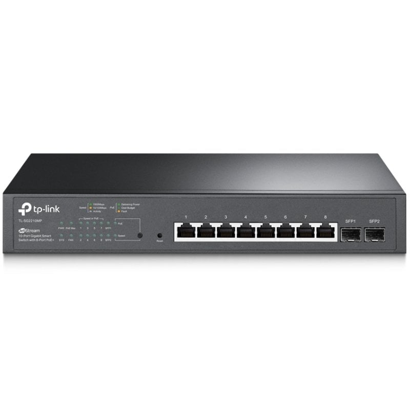TP-LINK Omada Smart Gigabit JetStream TL-SG2210MP 10 Puertos RJ-45 10 100 1000 PoE SFP