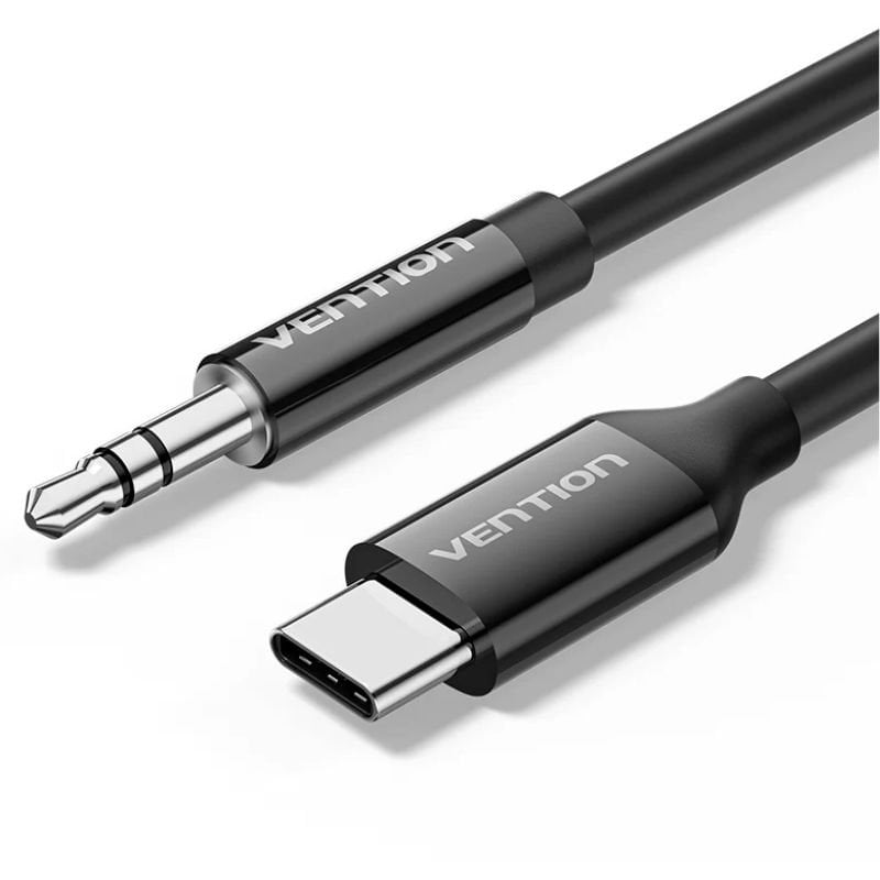 VENTION BIFBG USB Tipo-C Macho - Jack 3.5 Macho 1.5m Gris