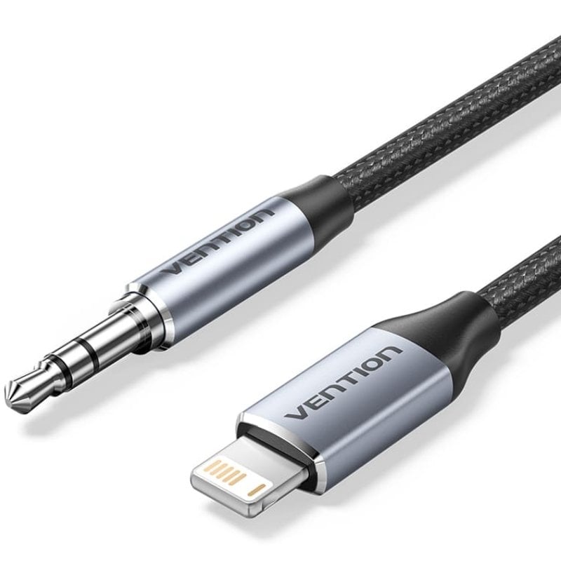 VENTION BMCHG Jack 3.5 Macho - Lightning Macho 1.5m Gris